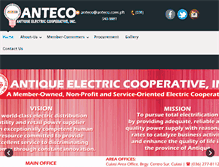 Tablet Screenshot of anteco.com.ph