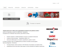 Tablet Screenshot of anteco.com.pe